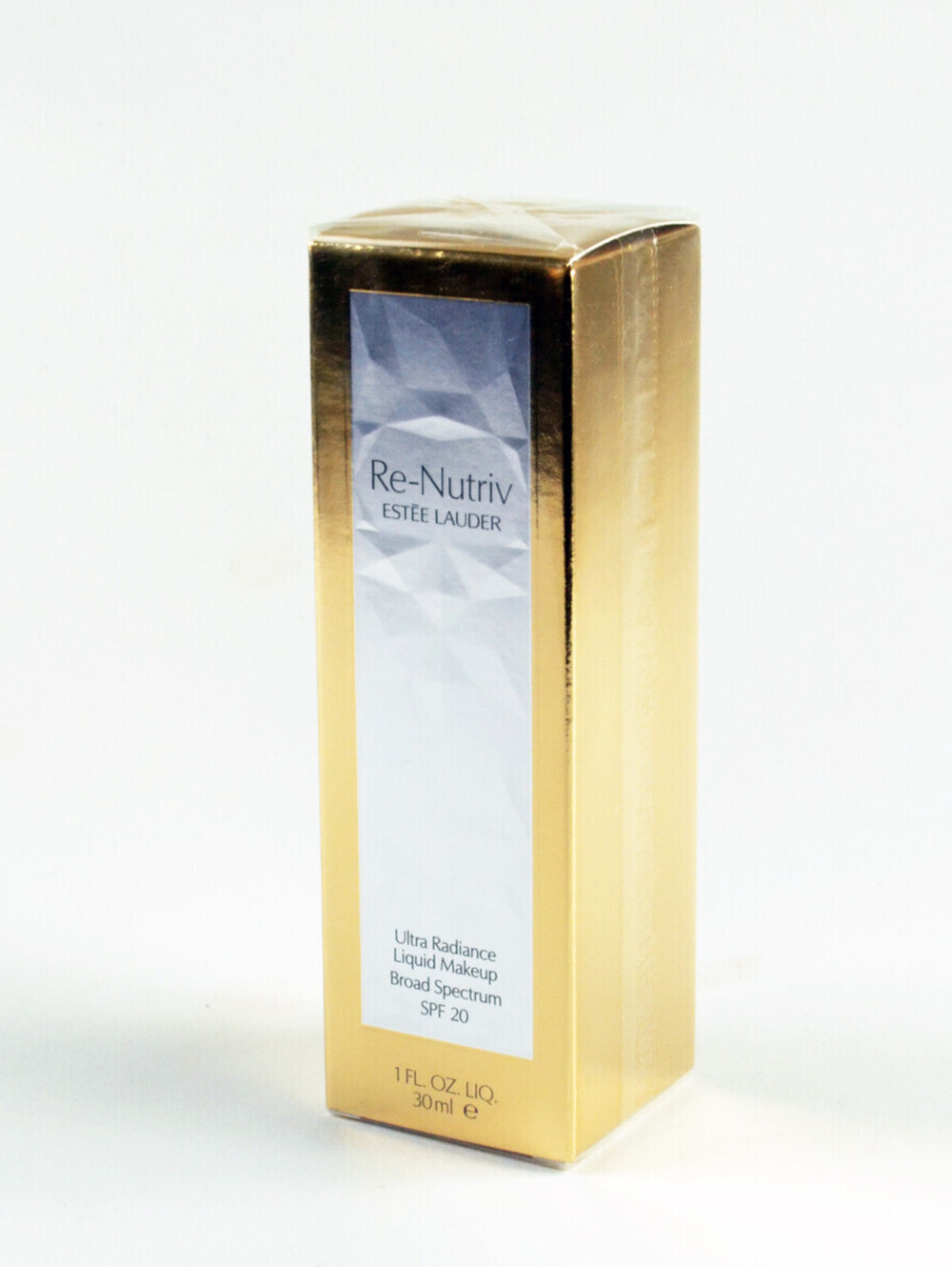 Estee Lauder Re-Nutriv Ultra Radiance SPF20 Liquid Makeup 1W1 BONE - Size 1 Oz.